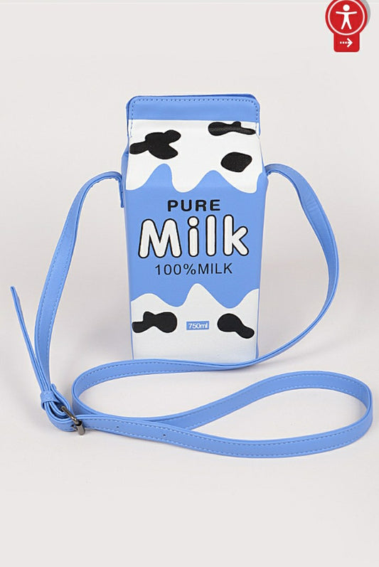 Milk does a body good cross body purse