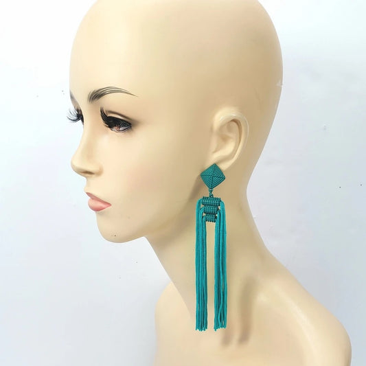 It Must Be 2 Sides Tassel Earrings