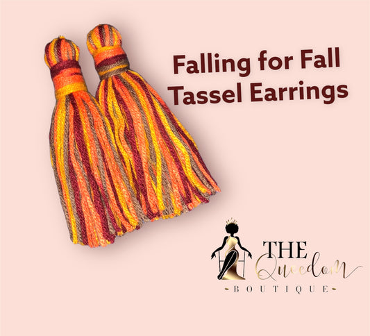 Falling for Fall Tassel Earrings