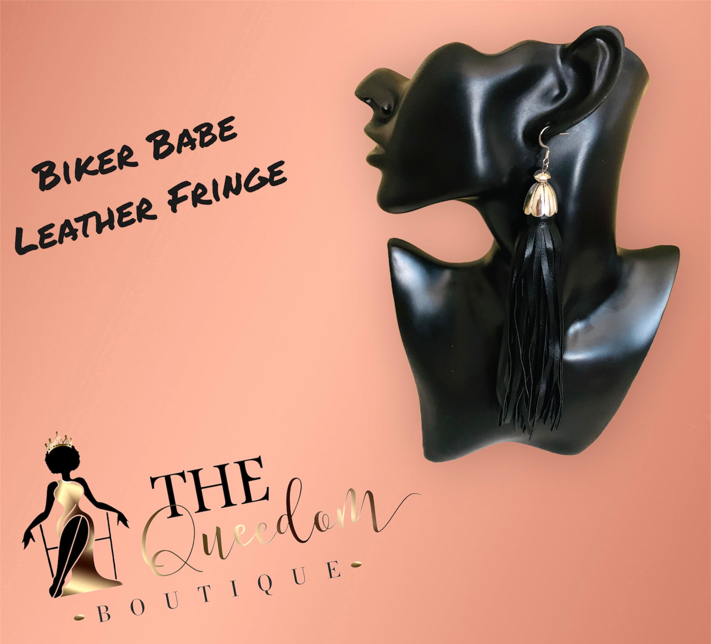 Biker Babe Leather Fringe