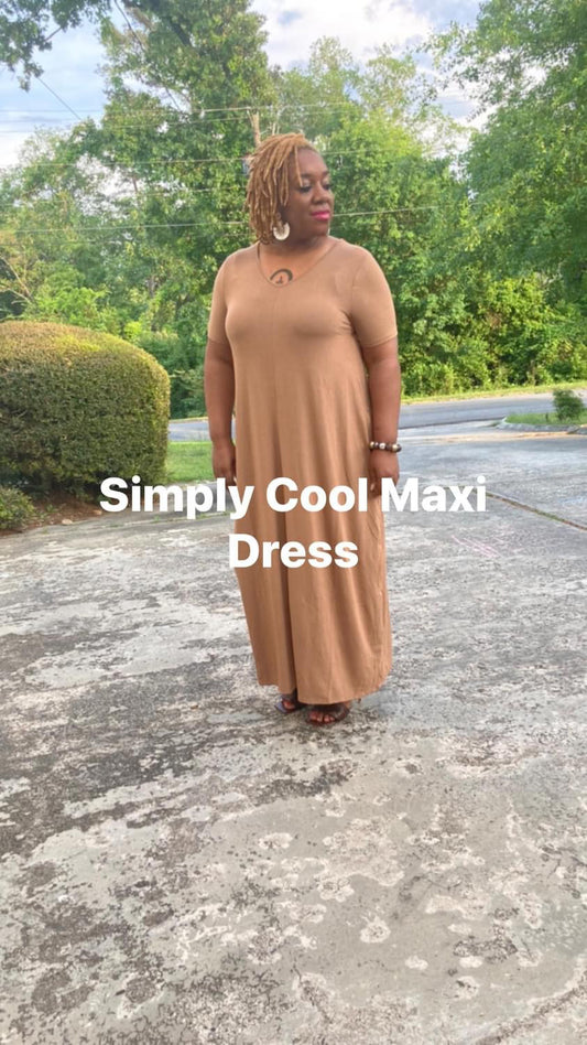 Simply Cool Maxi Dress