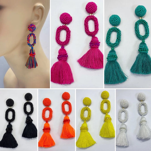 Shaggy Tassel Earrings